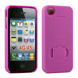 iPhone 4S Kick Stand Case (Purple)